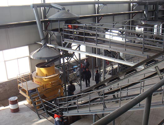 山西日产30吨石榴石磨粉生产线