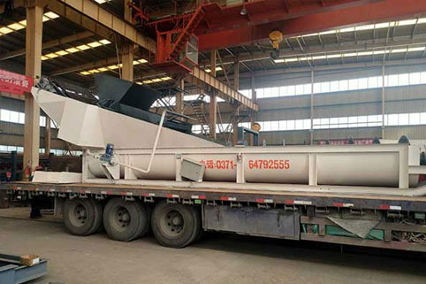 时产200吨固定式建筑垃圾处理生产线发往重庆