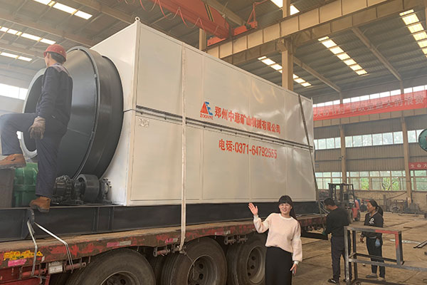 广州白云区时产300吨建筑垃圾处理生产线设备发货