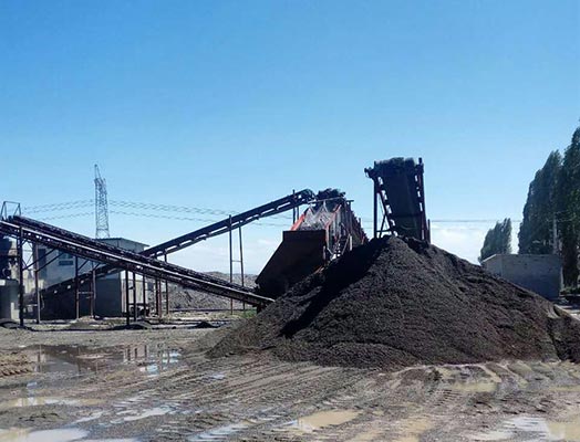 甘肃时产300吨的石料生产线使用现场