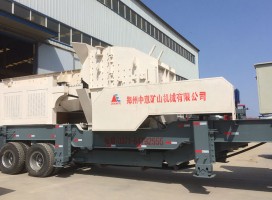河南建筑垃圾制砂机设备价格，时产200方移动破碎站厂家