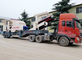 移动式破碎站破碎混凝土块用什么型号