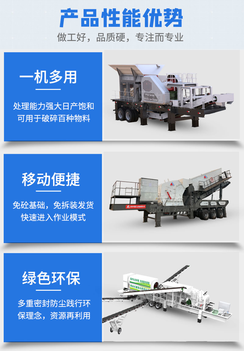 移动式建筑垃圾破碎站