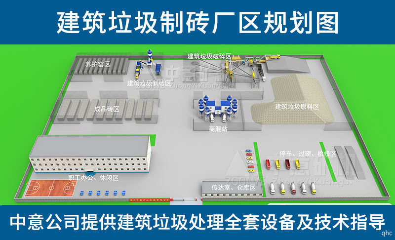 建筑垃圾制砖厂区规划