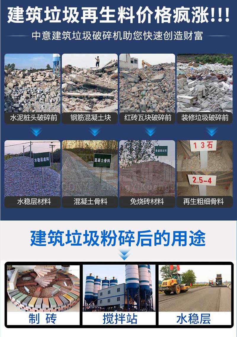 建筑垃圾资源化应用