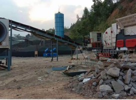 湖南长沙时产80吨建筑垃圾回收再利用设备引进郑州中意矿机