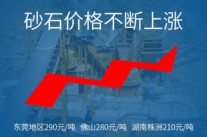 砂石价格不断上涨