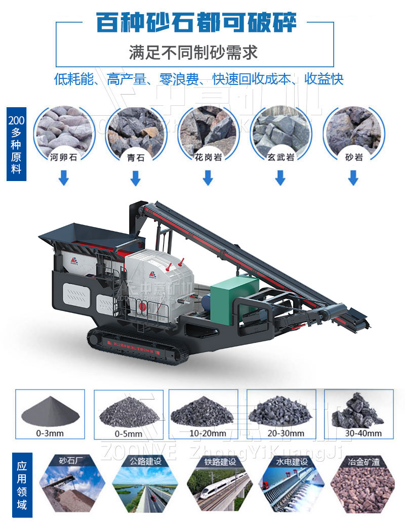 移动破碎机站可处理百种物料.jpg