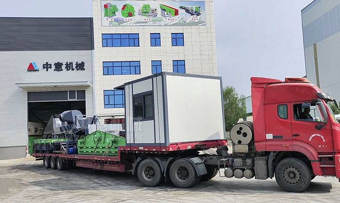 中意机械装修垃圾处理设备启程青岛：助力固废处理新高度