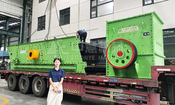 国产装备再启程!中意机械建筑装修垃圾破碎筛分设备奔赴客户现场