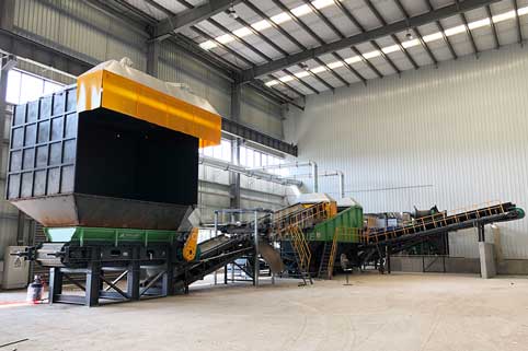 南京陈腐垃圾处理生产线现场安装成功，准备运行