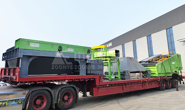 中意机械全套垃圾分选设备发车！