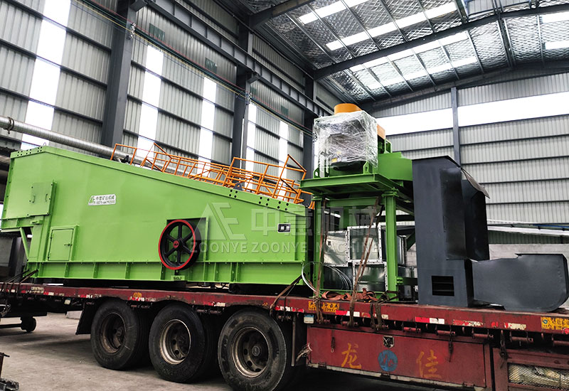 垃圾处理设备装车完成