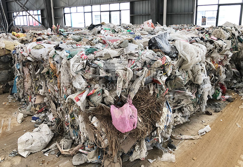 打包好的轻物质（用于发达燃烧发电）